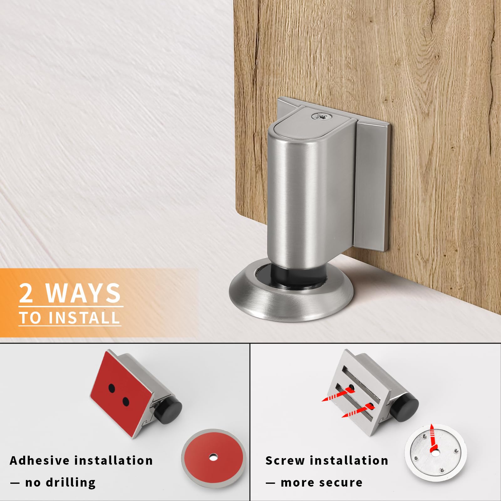 Magnetic Door Stoppers for Bottom of Door