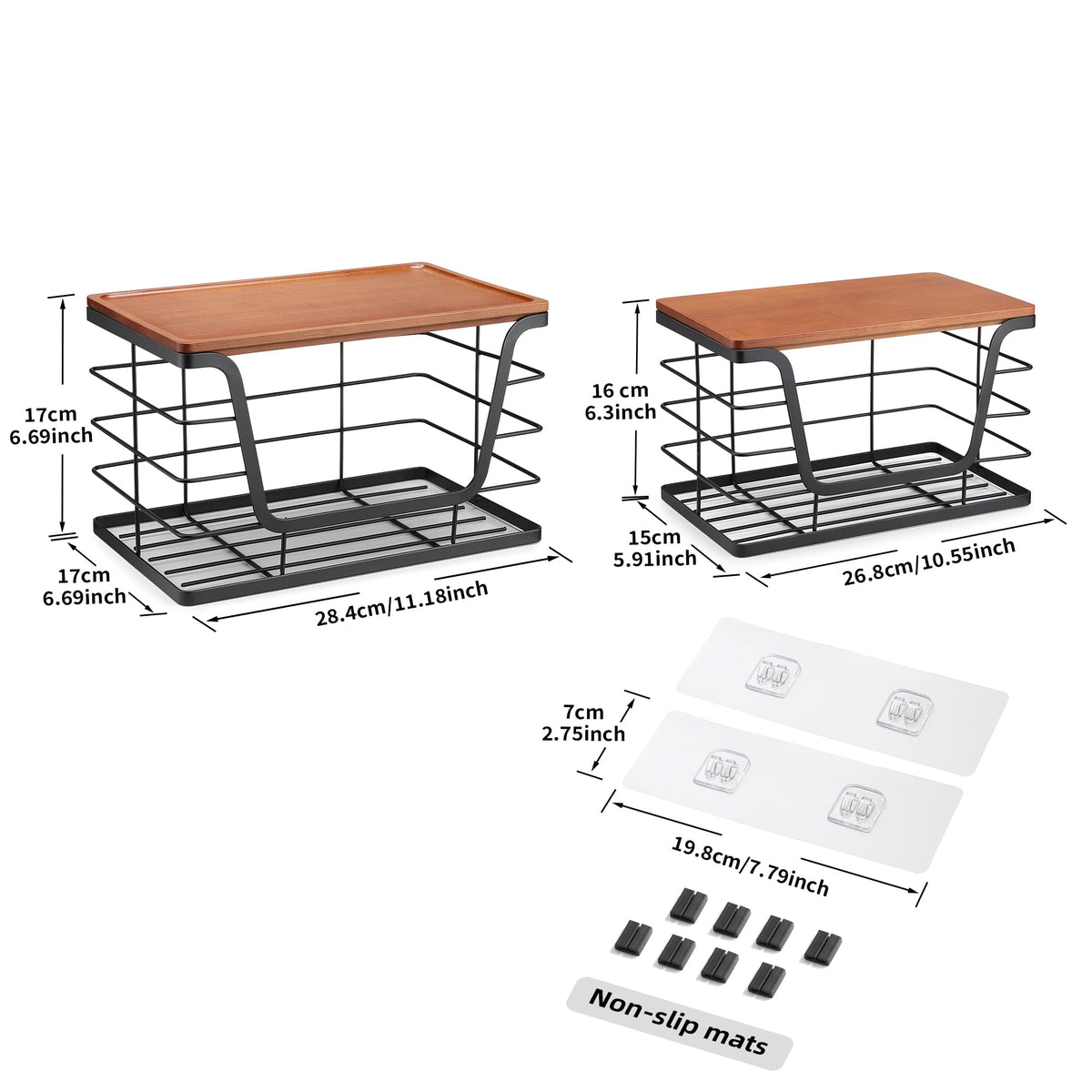 2 Pack Stackable Storage Bins with Lids (2 Count)