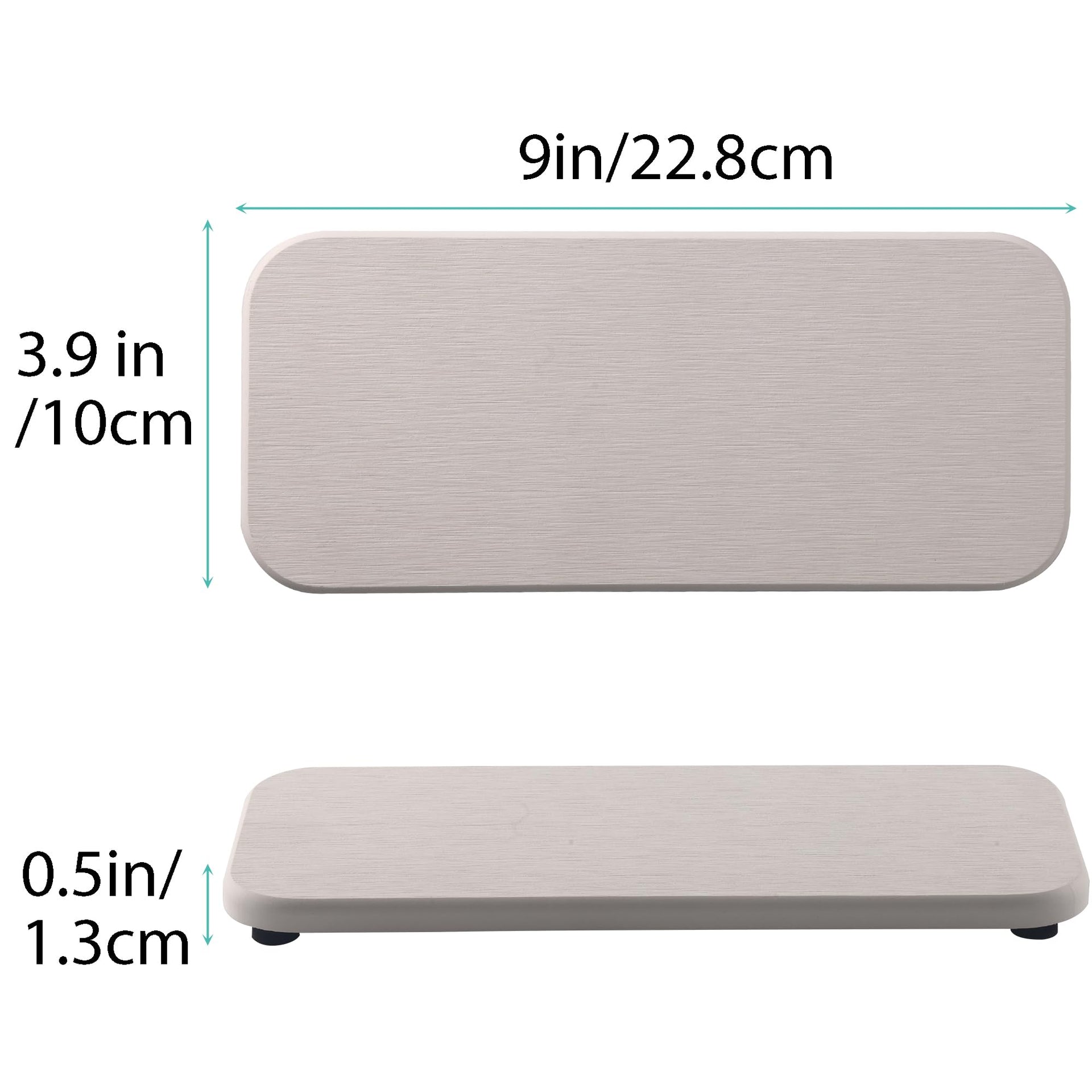 2 Pcs Sink Stone Soap Trays (2 Count)