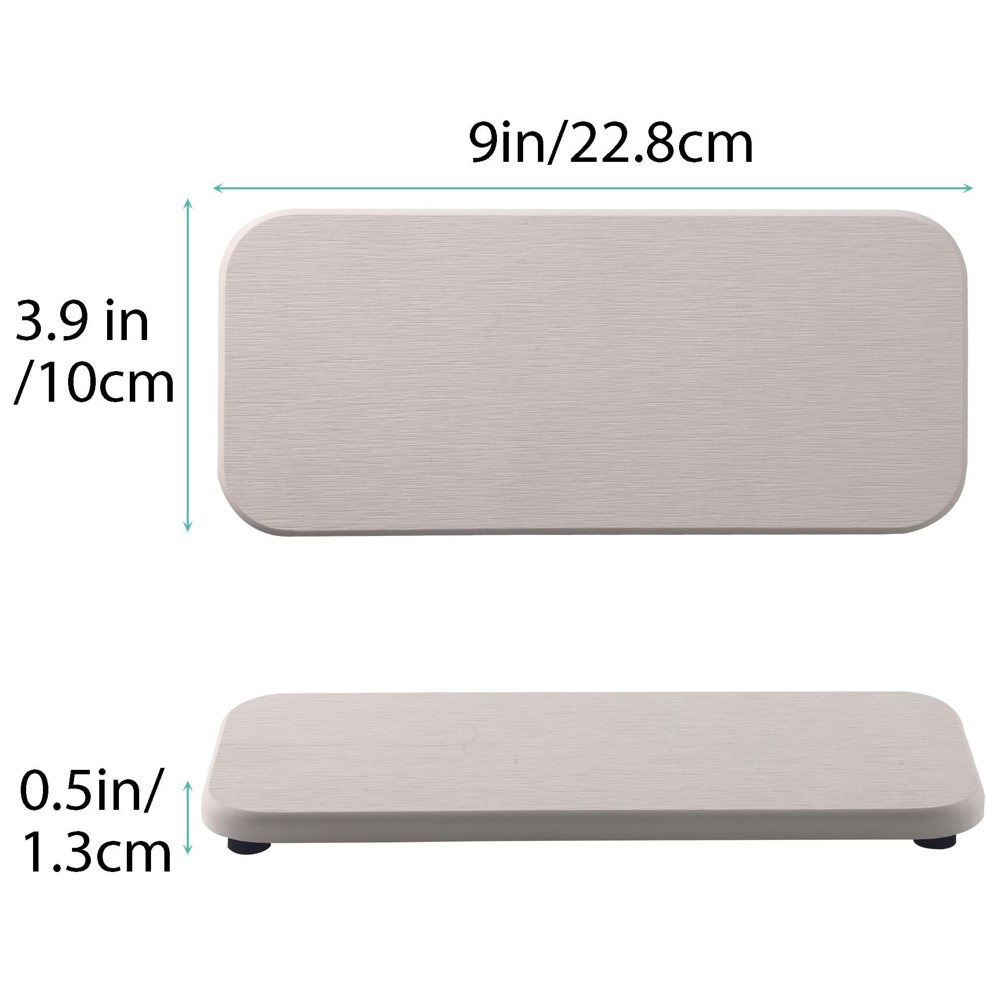 2 Pcs Sink Stone Soap Trays (2 Count)