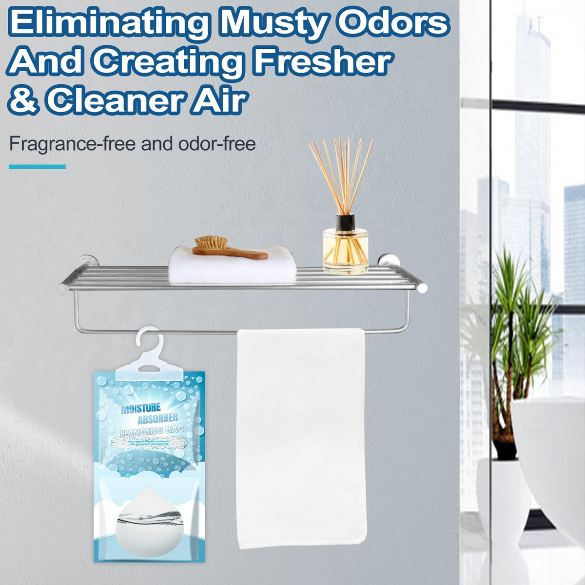 36 Pack Hanging Closet Dehumidifier Bags Moisture Absorbers for Cars (36 Count)