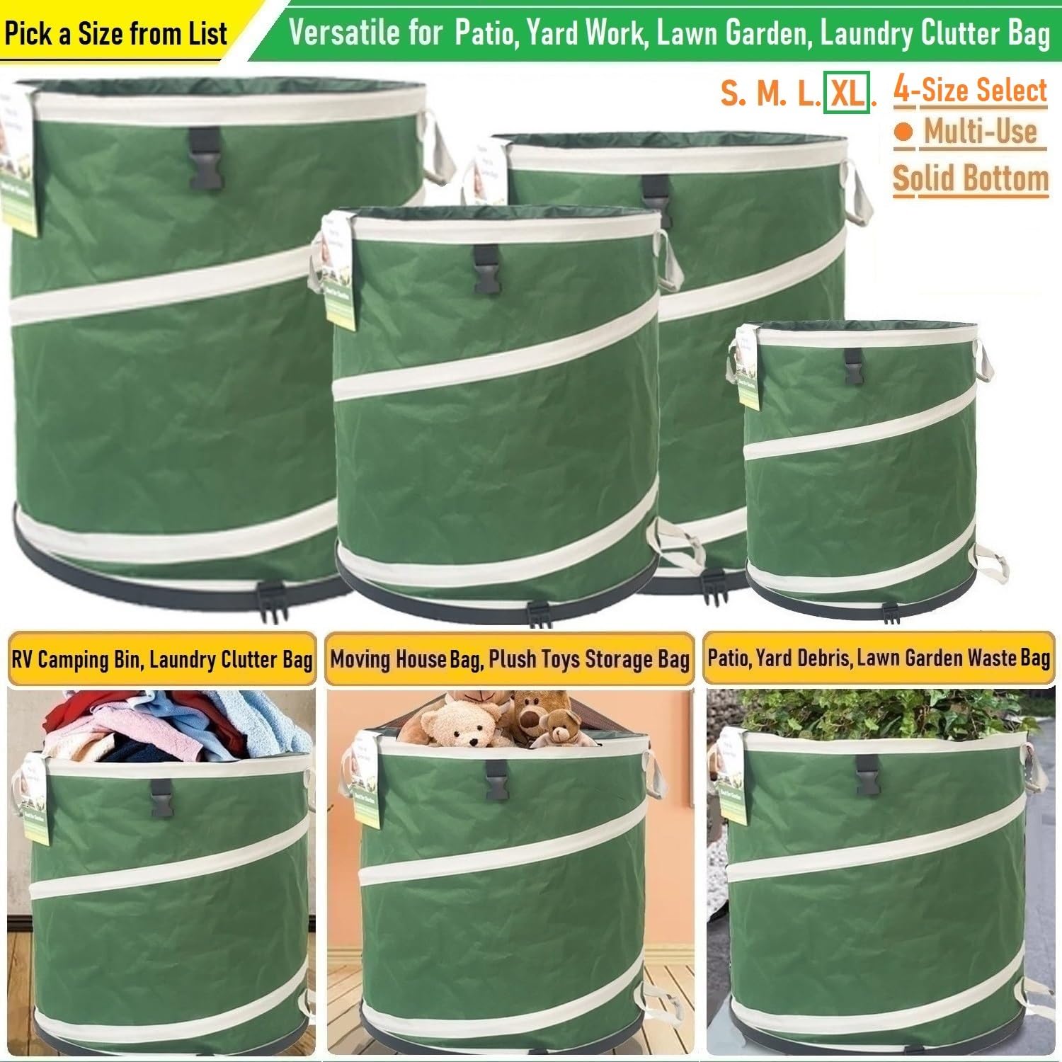 46 Gallon Collapsible Trash Can