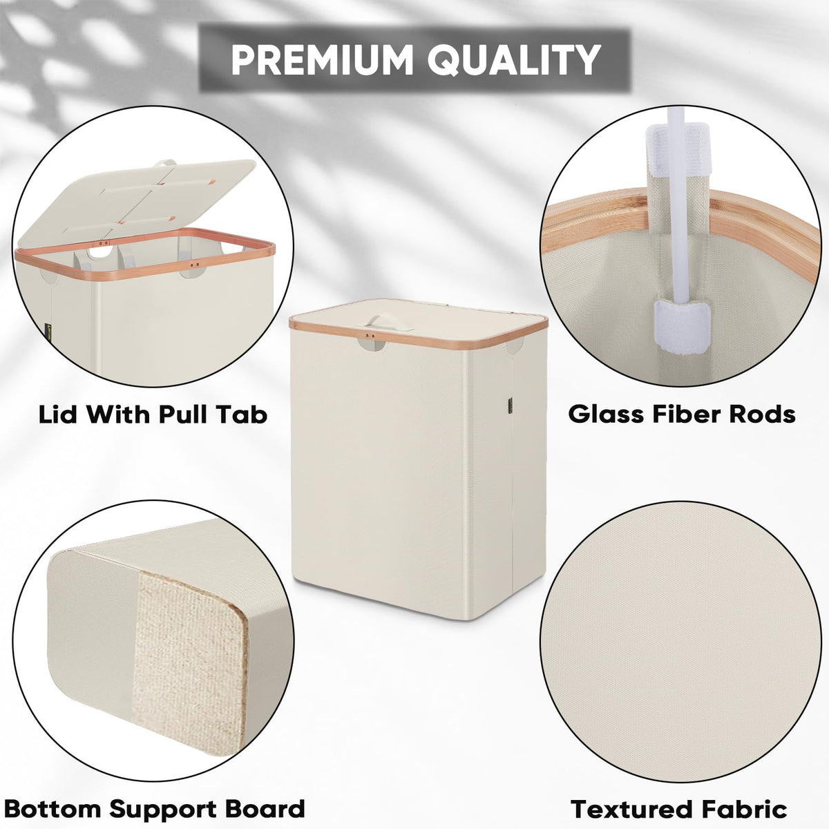 Laundry Hamper with Lid
