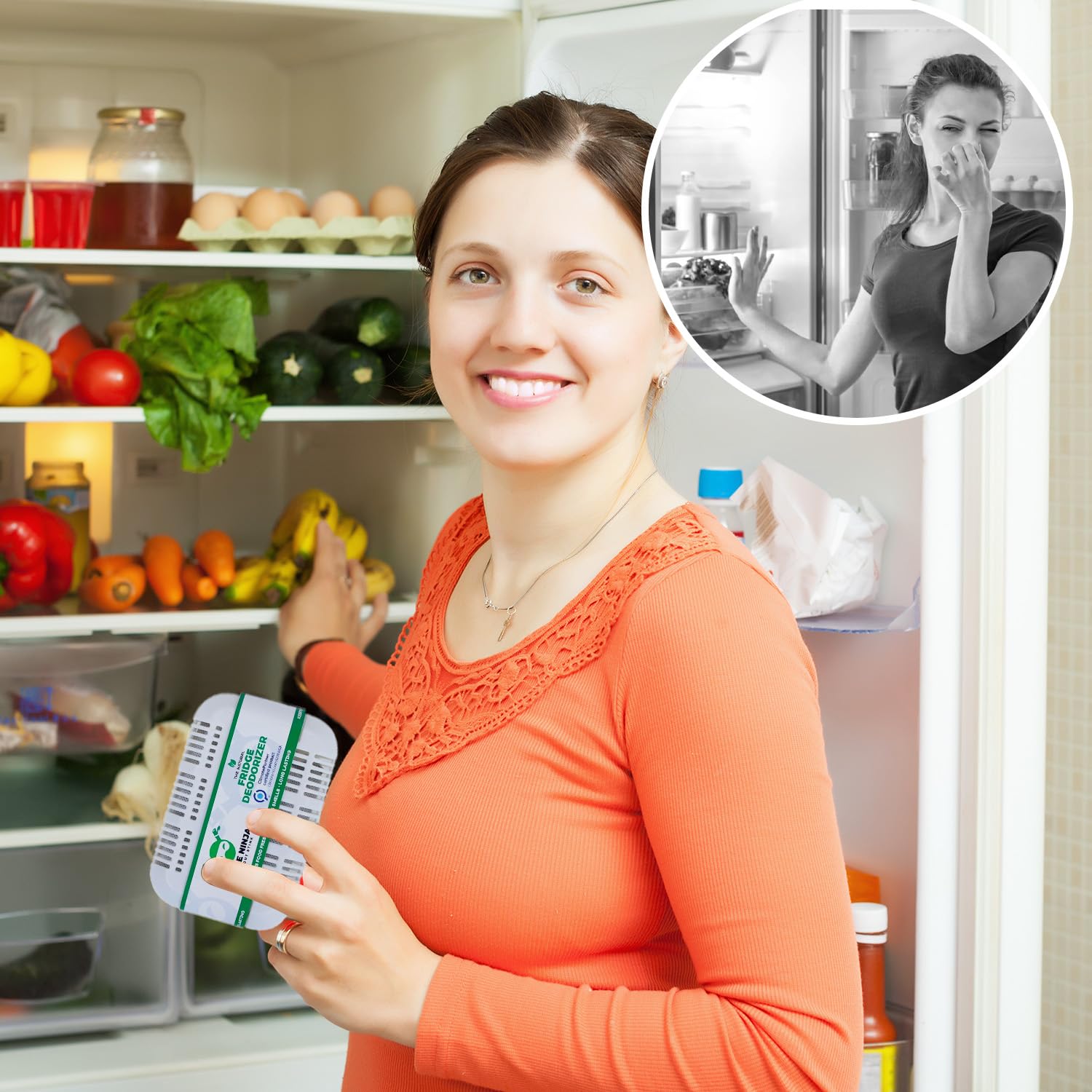 Fridge Ninja XL Pack Refrigerator Deodorizer