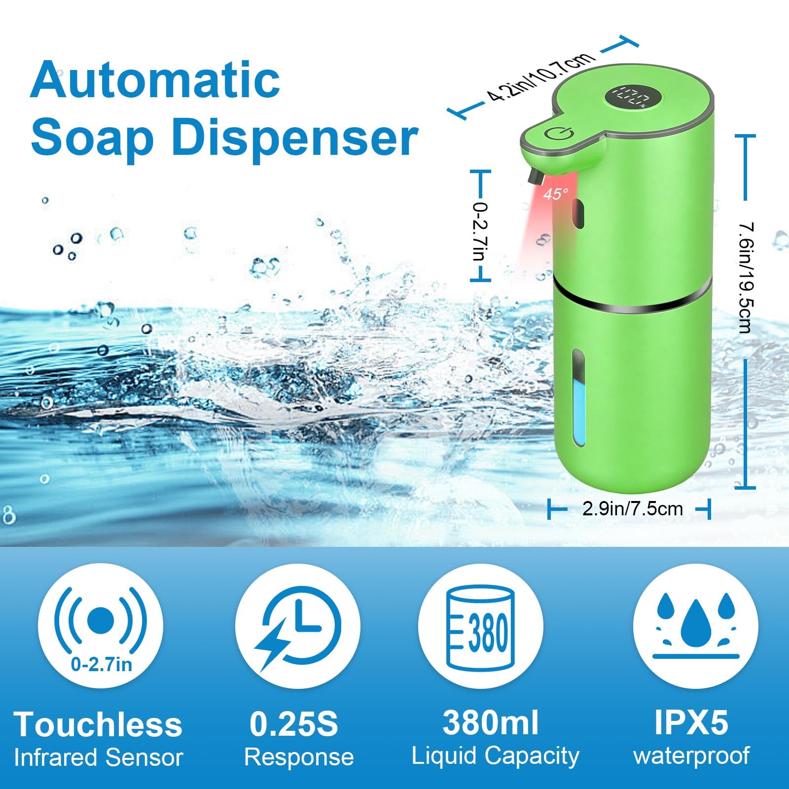 Automatic Foaming Soap Dispenser Touchless