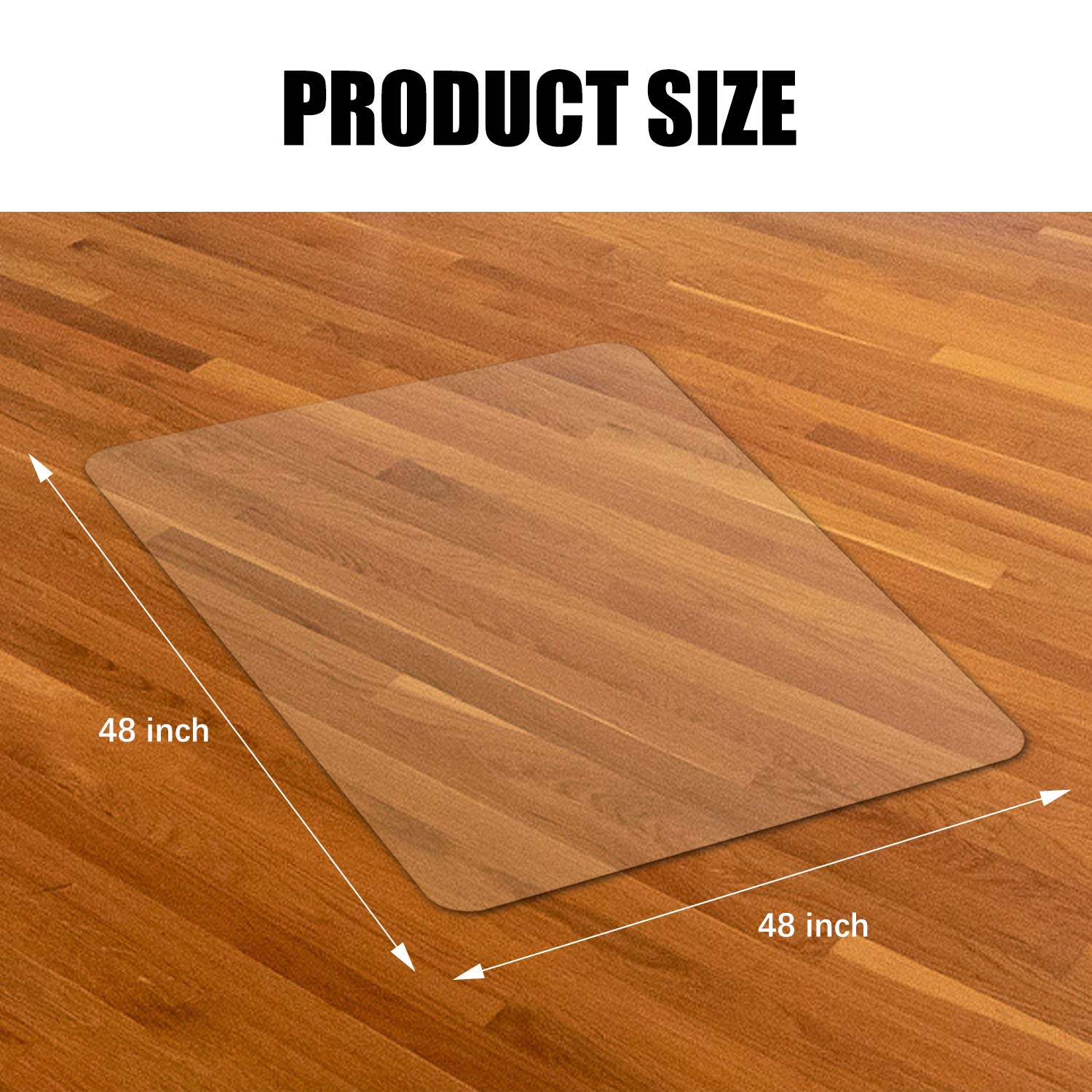 Clear Chair mat for Hard Floors