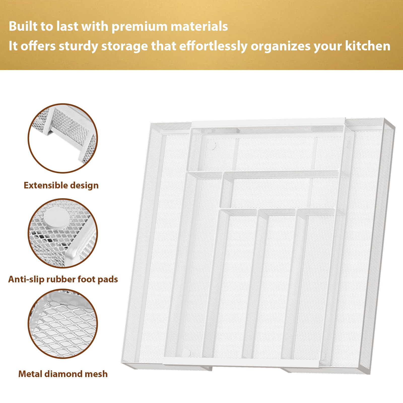 Expandable Kitchen Utensil Organizer