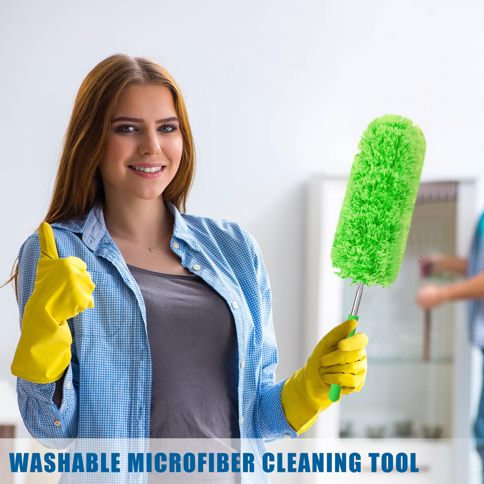 12 Pcs Microfiber Feather Duster for Cleaning (12 Count)
