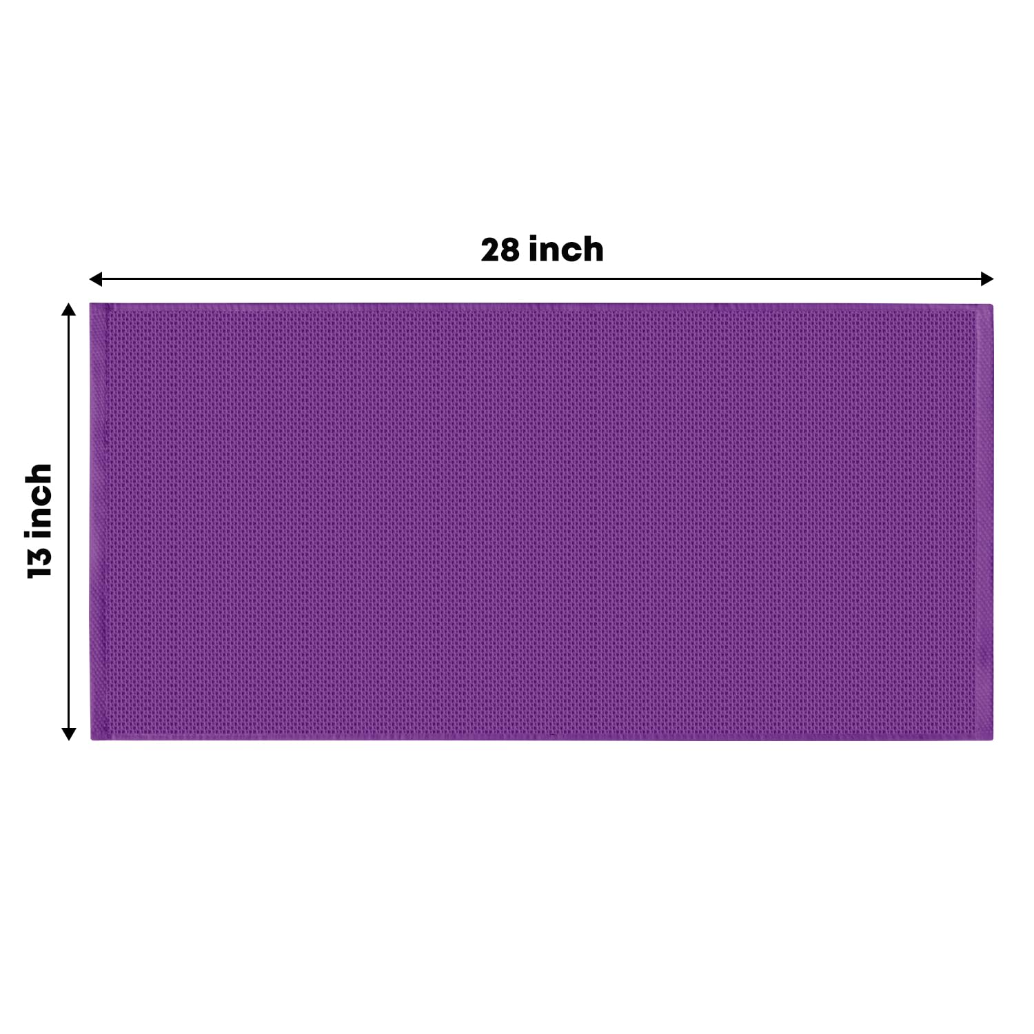 100% Cotton Purple Waffle Weave Kitchen Dish Cloths (4 Count)