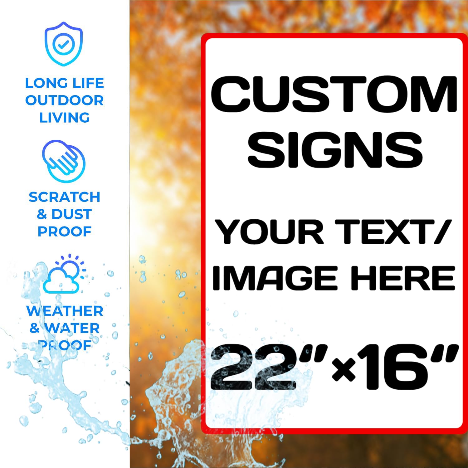 Custom Sign Personalized Metal Signs