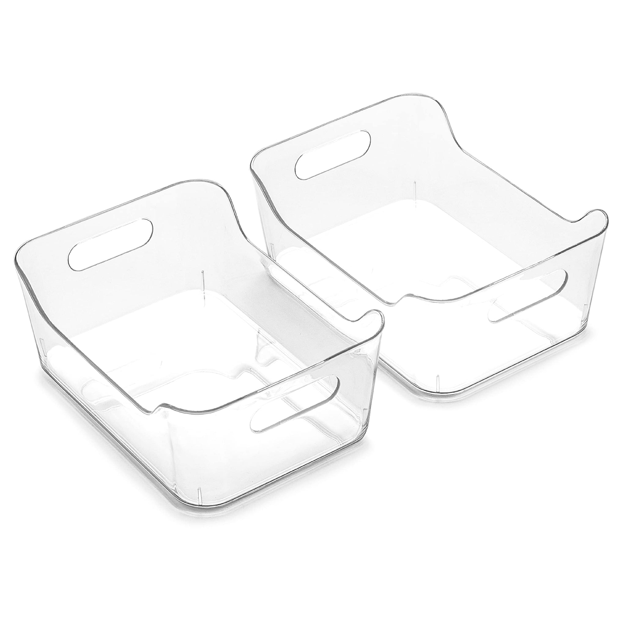 The SOHO Collection Plastic Storage Bins (2 Count)