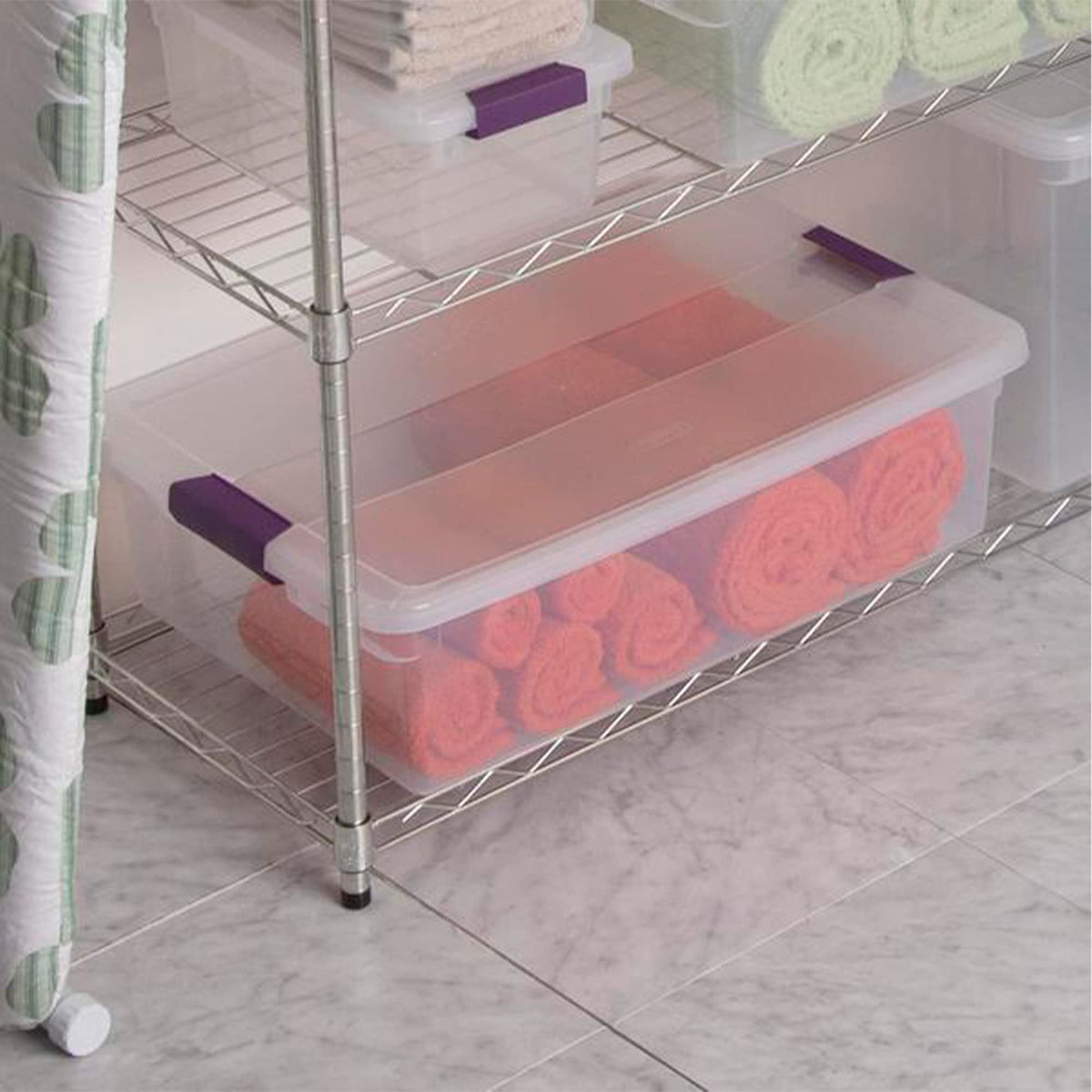 32 Quart ClearView Latch Box (6 Count)