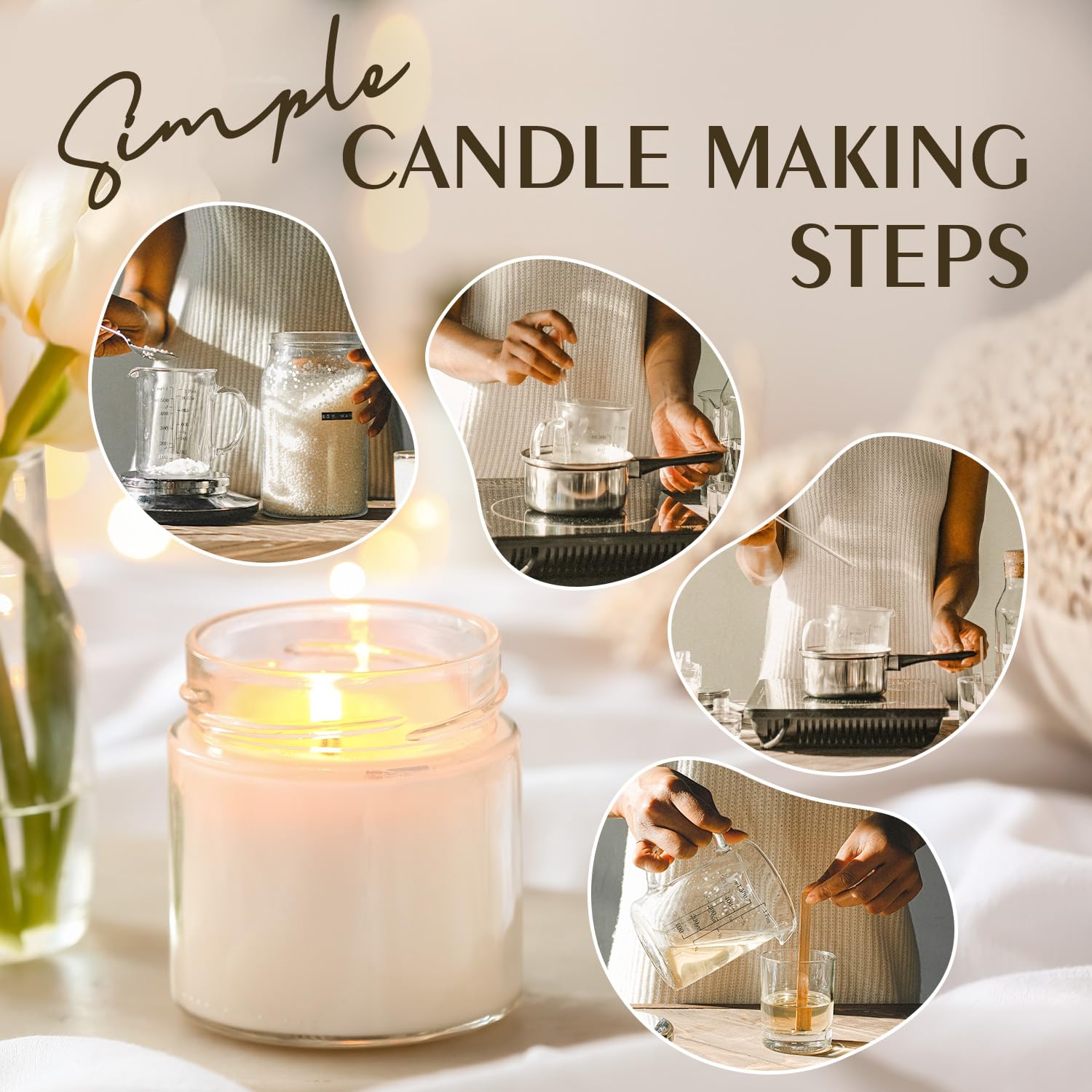 Soy Wax Waxcanpy Natural Candle Wax