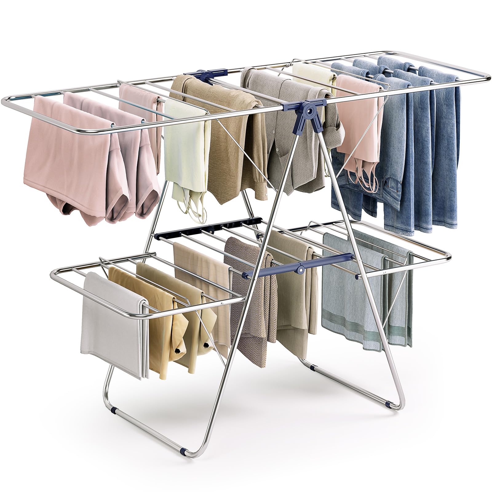 Large Stainless Steel Clothes Drying Rack