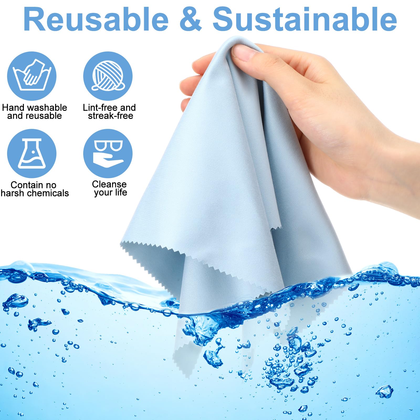 12 Pack Microfiber Cleaning Cloth