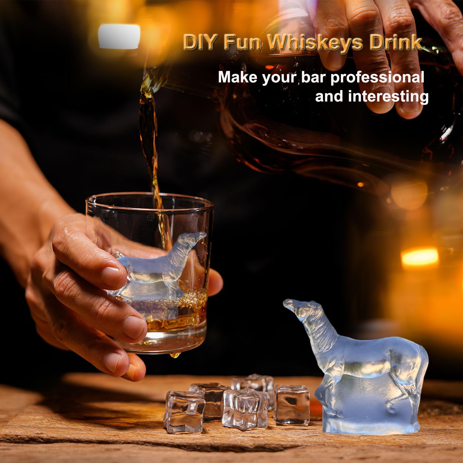 3D Horse Ice Cube Trays (2 Count)