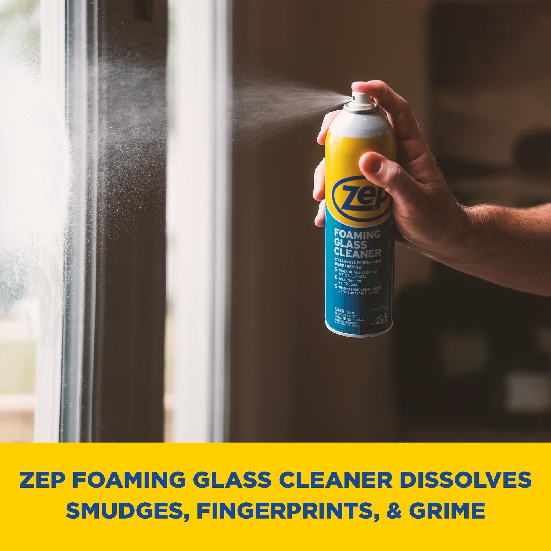 Foaming Glass and Plexiglass Cleaner (76 Ounce)