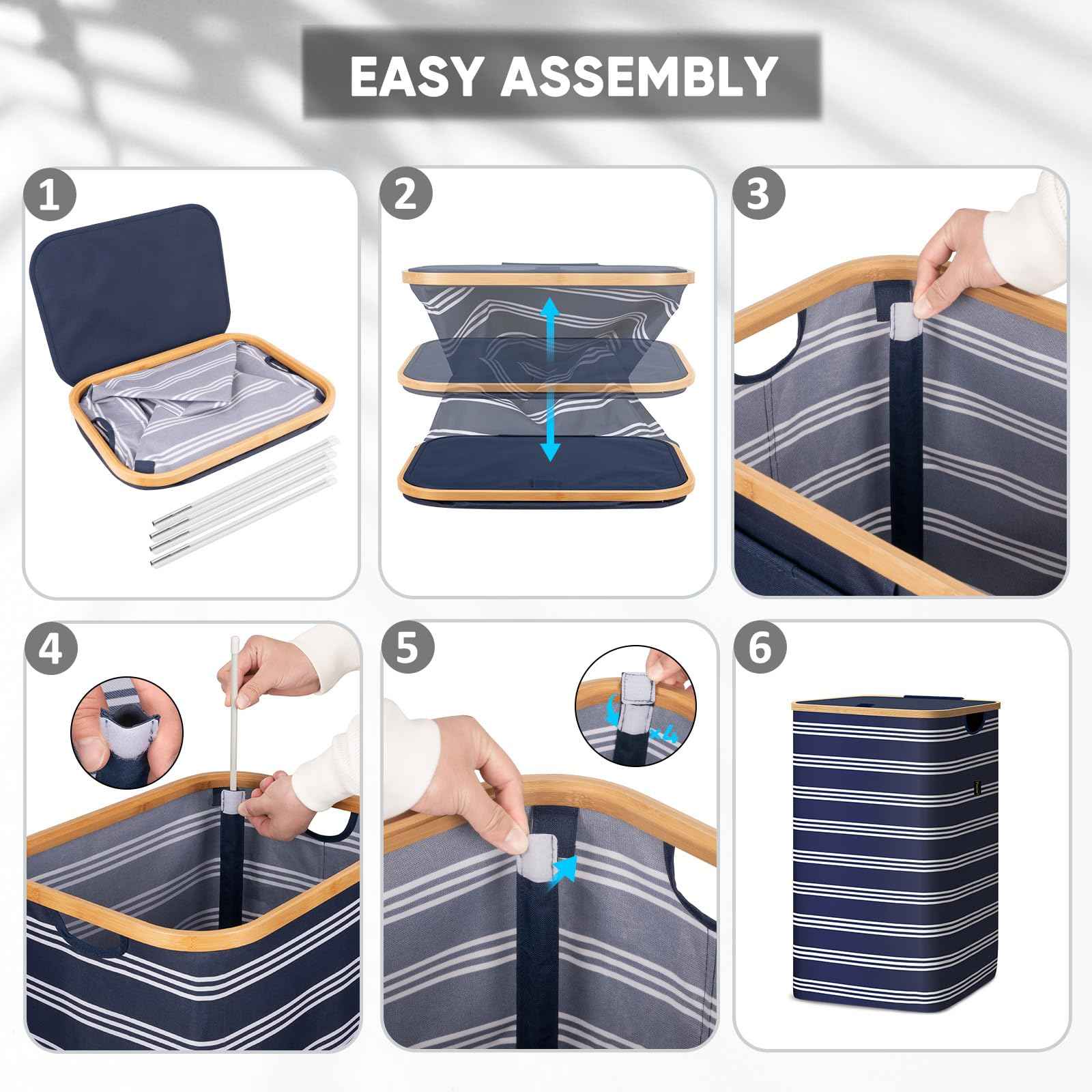 Laundry Hamper with Lid