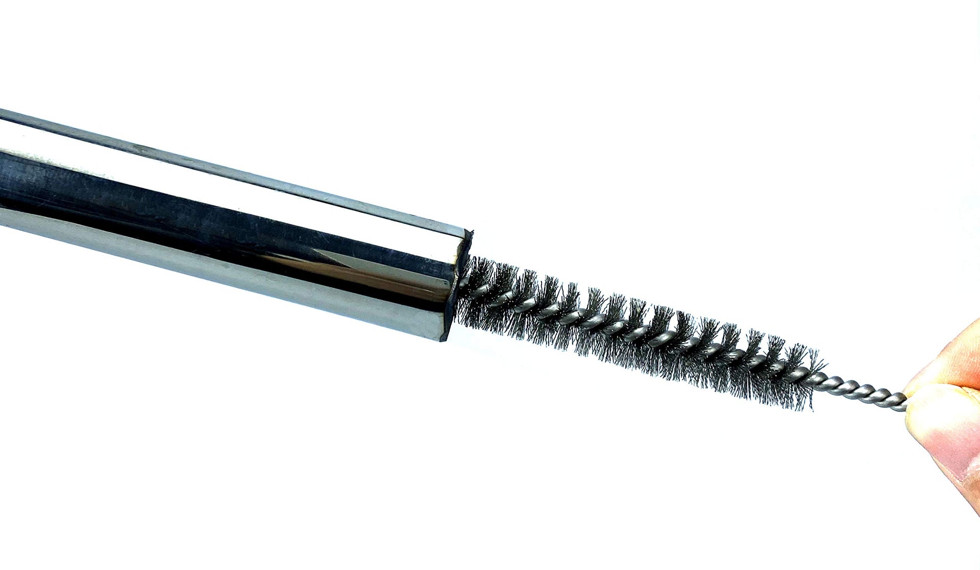 Pipe Cleaning Brush Set Stainless Steel Bristles