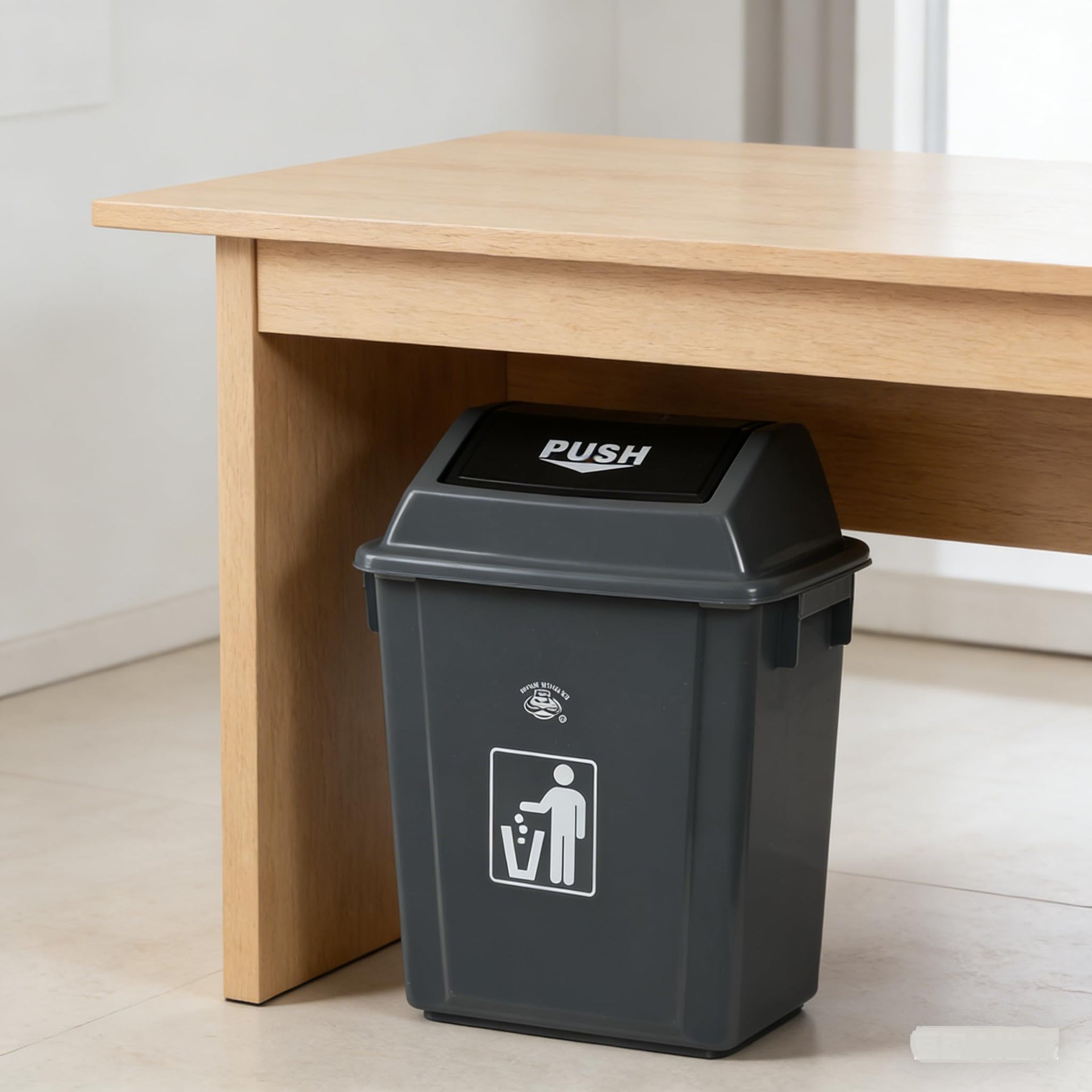 4 Pack 6 Gallon Swing Top Trash Can (4 Count)