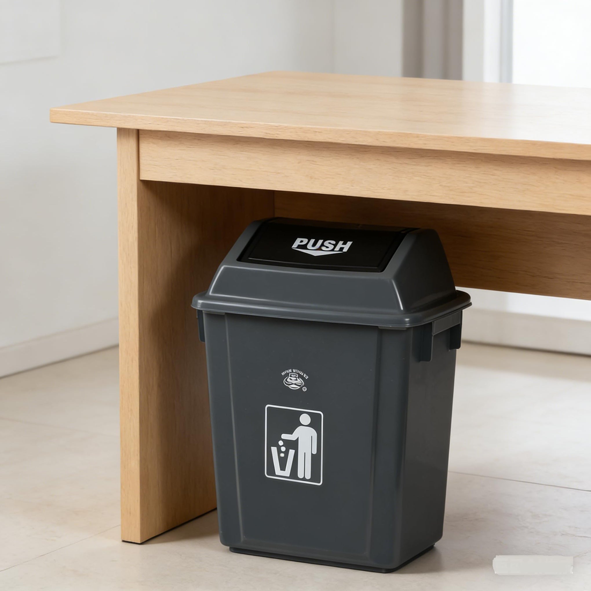 4 Pack 6 Gallon Swing Top Trash Can (4 Count)