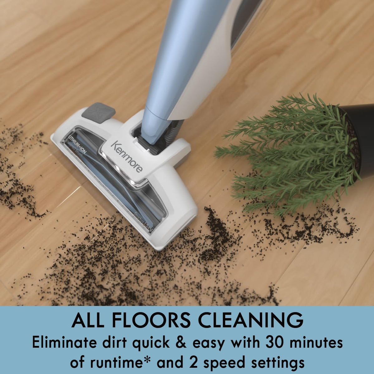 DS1020 16V Cordless Stick Vacuum Lightweight 2