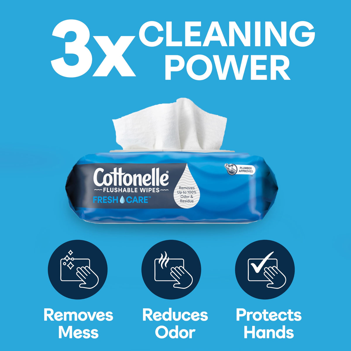 Fresh Feel Flushable Wipes (672 Count)