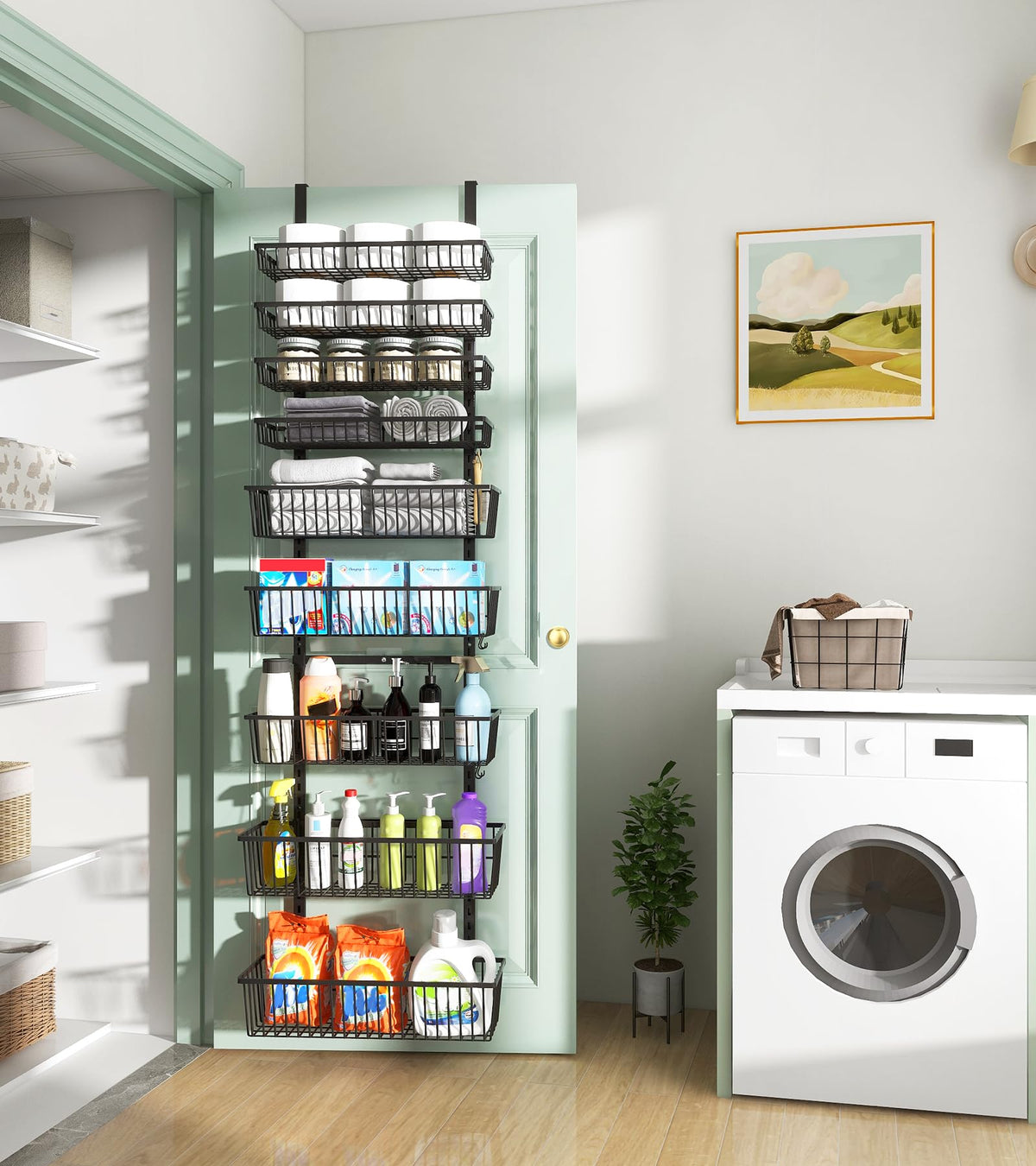 9 Tier Over The Door Pantry Organizer