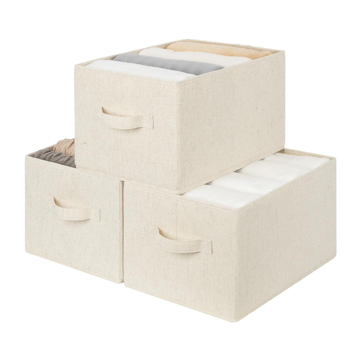 Closet Storage Bins (3 Count)