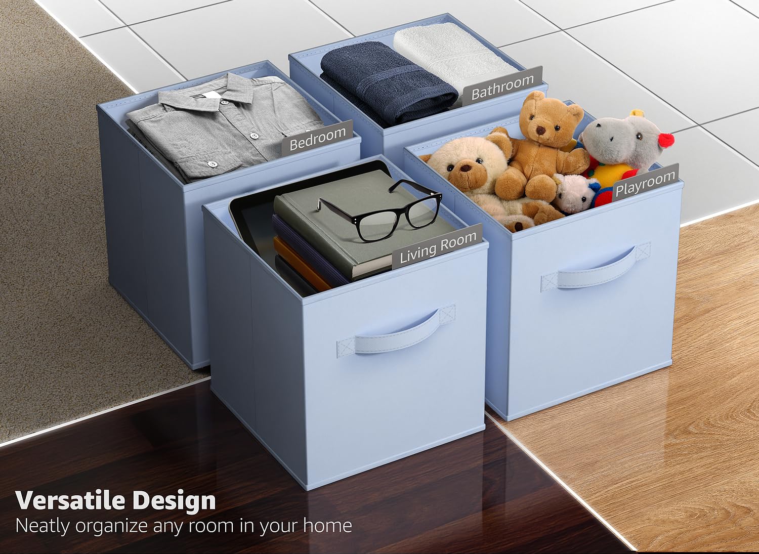 13 Inch Storage Bins (8 Count)