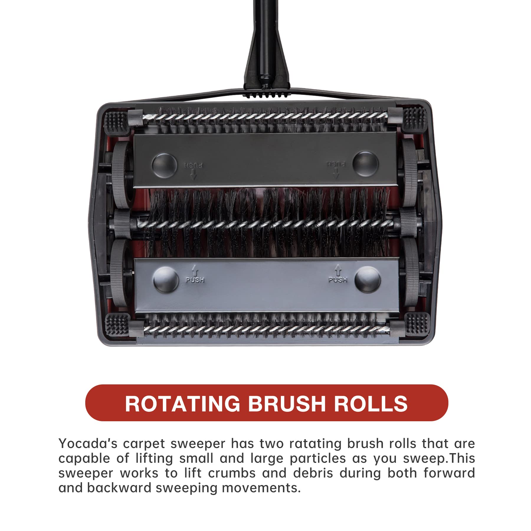 Manual Carpet Sweeper Cleaner Non