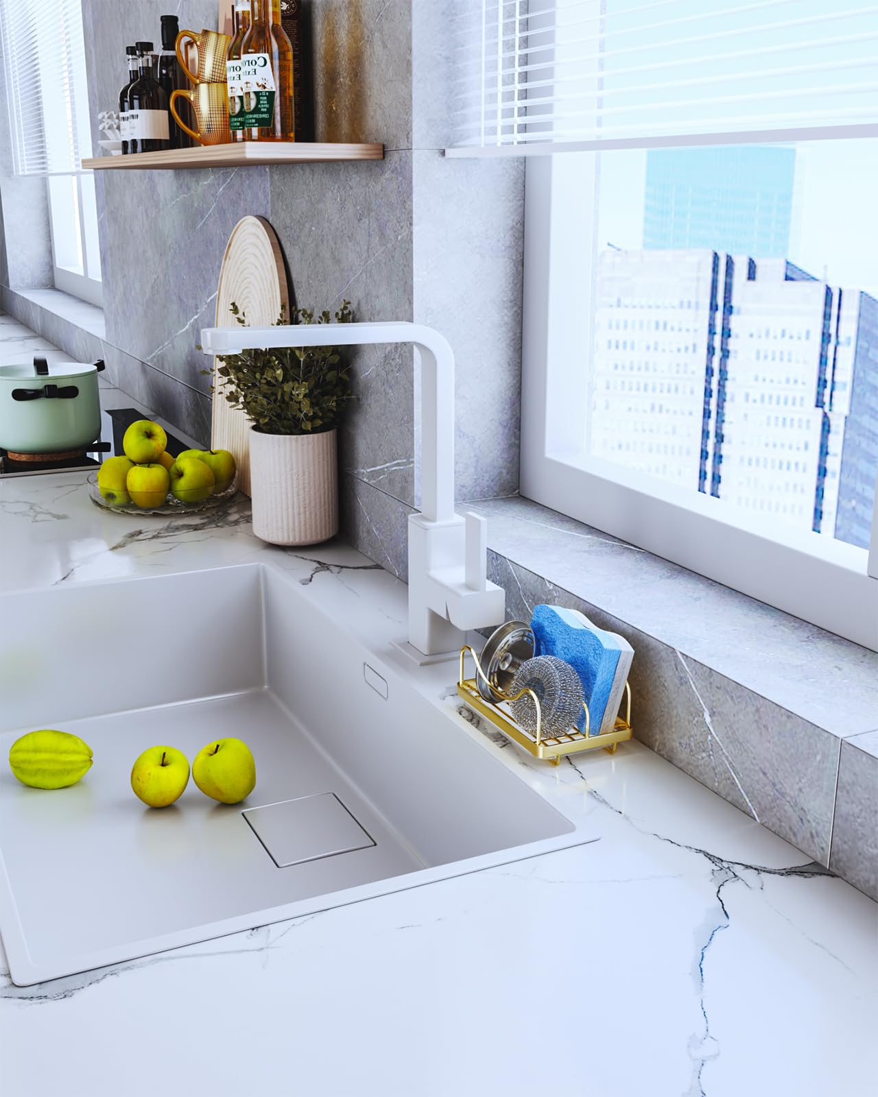 Sponge Holder for Kitchen Sink
