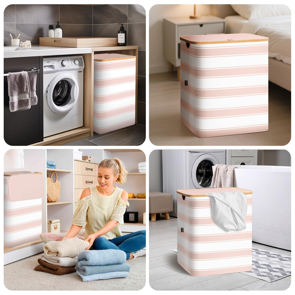 Laundry Hamper with Lid