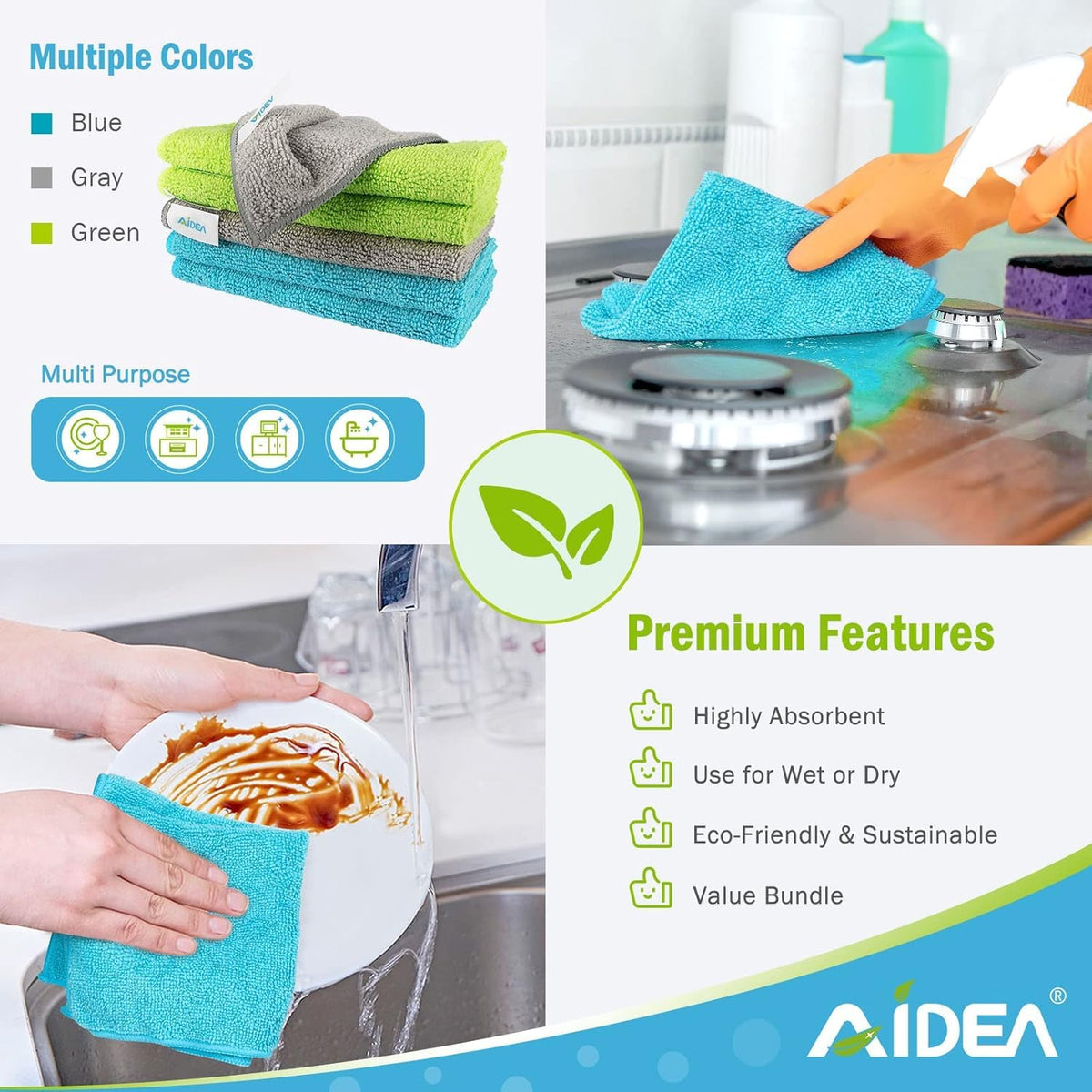Microfiber Cleaning Cloth (150 Count)