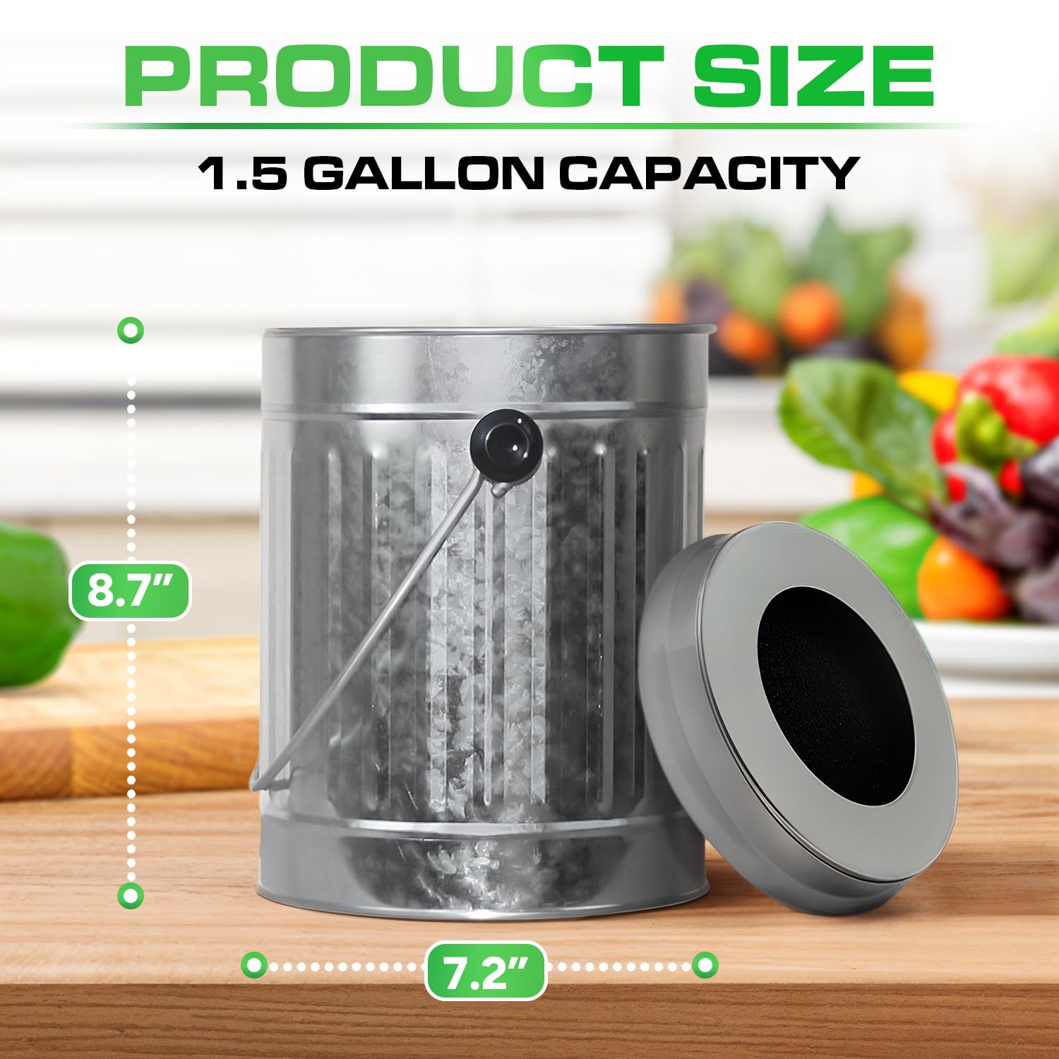 Countertop Compost Bin Kitchen Indoor