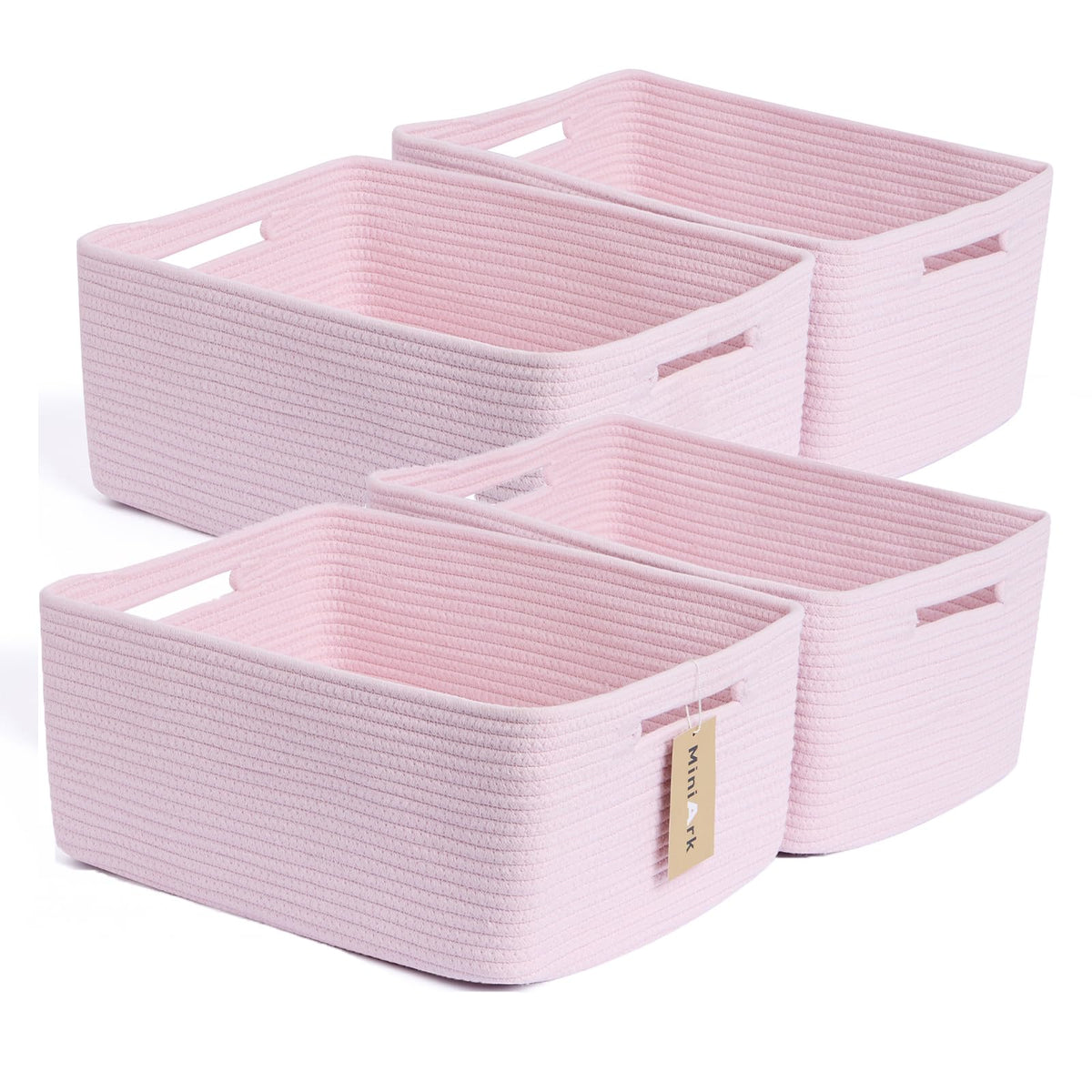 Large Storage Baskets for Organizing (4 Count)