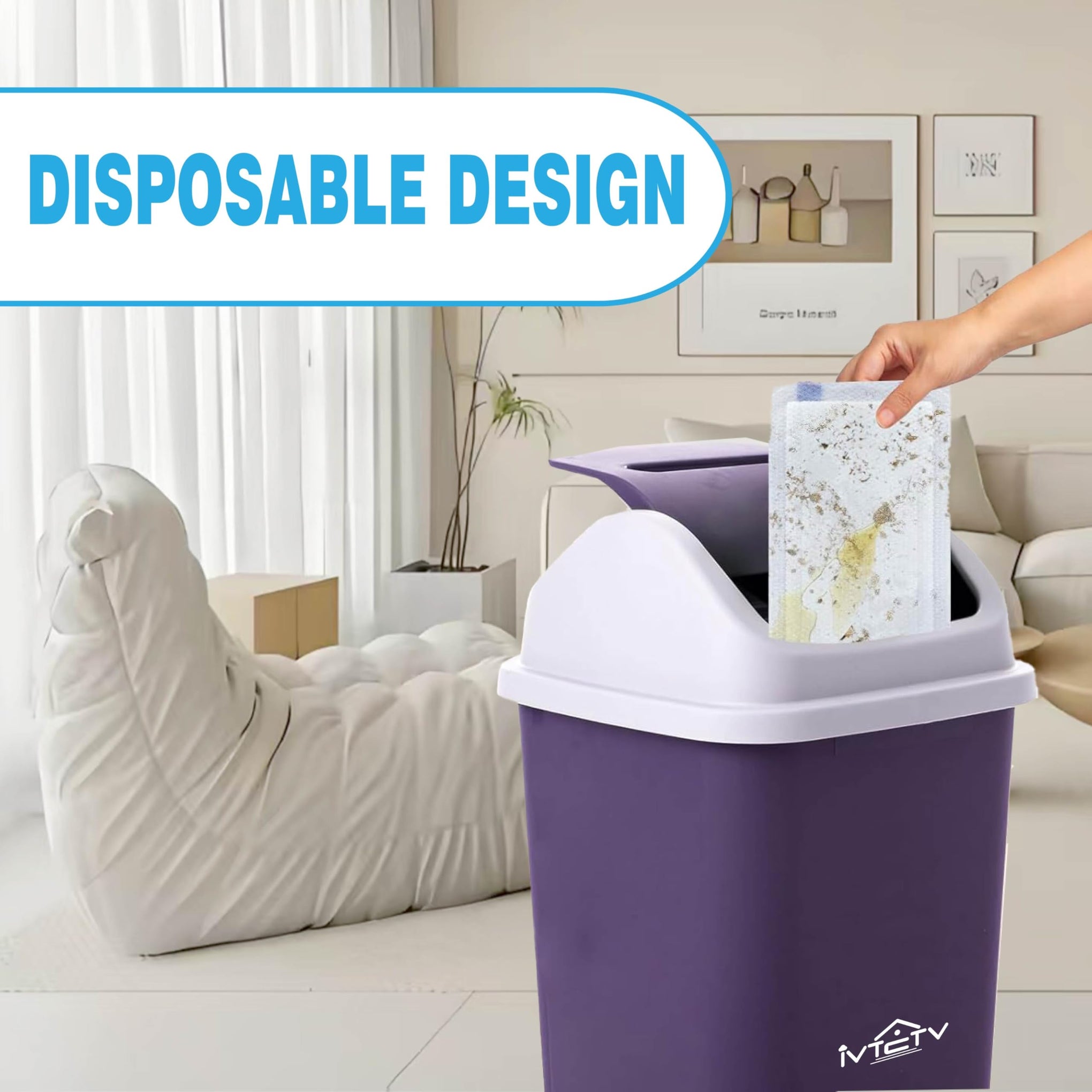 64p Disposable Refill Pack Compatible for Swiffer Wet Jet Spray Mops (64 Count)