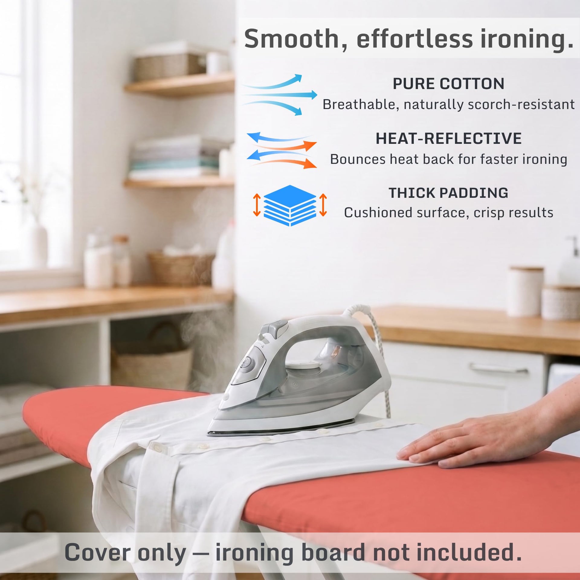 Extra Thick Ironing Board Cover 15x54 Standard Size