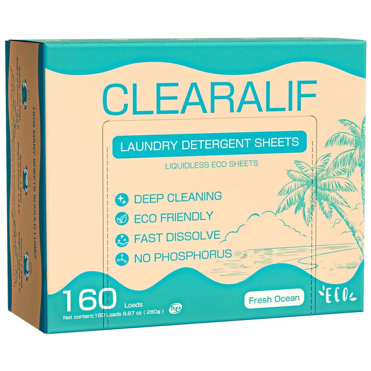 Laundry Detergent Sheets (160 Count)