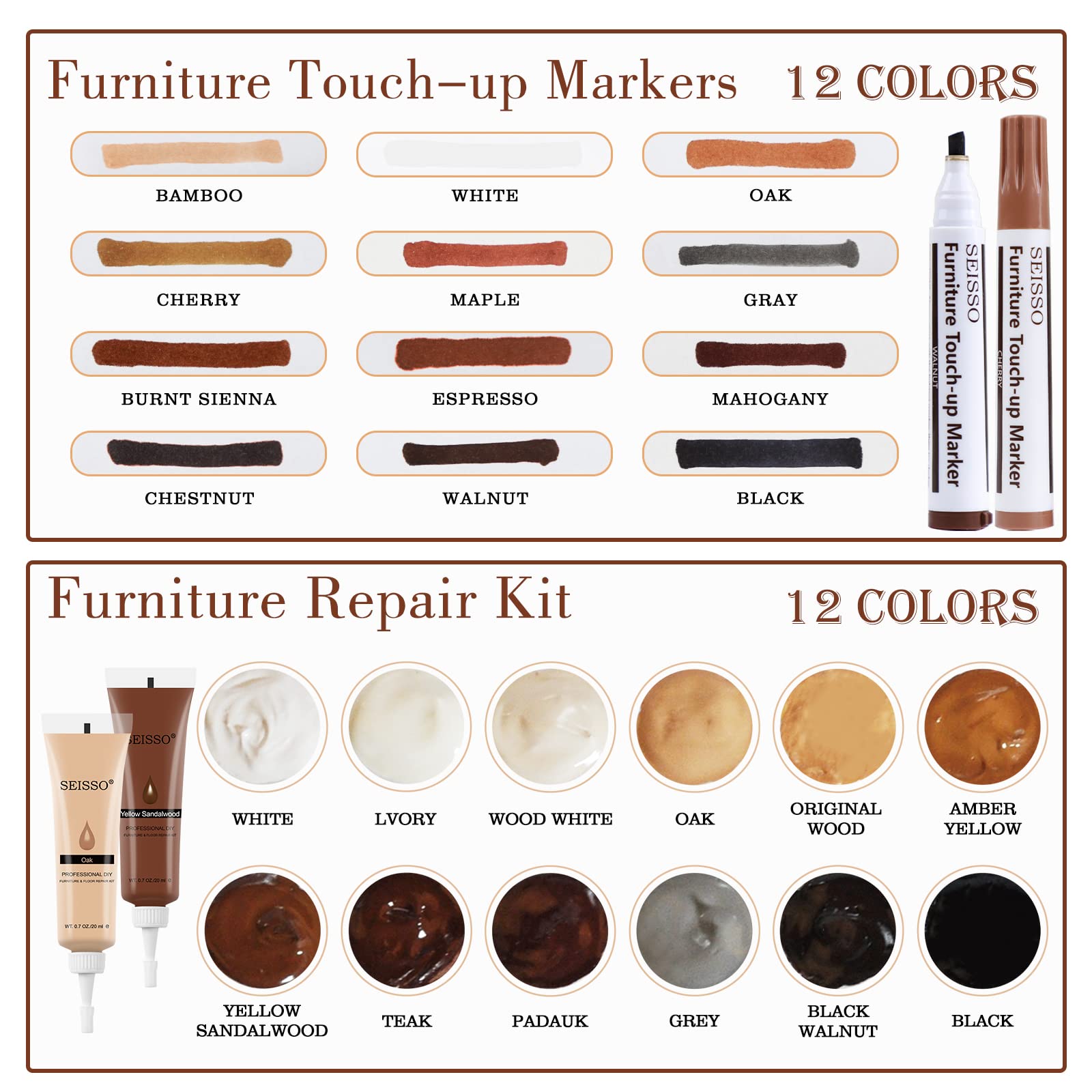 Wood Furniture Repair Kit (8.4 Fl Oz)
