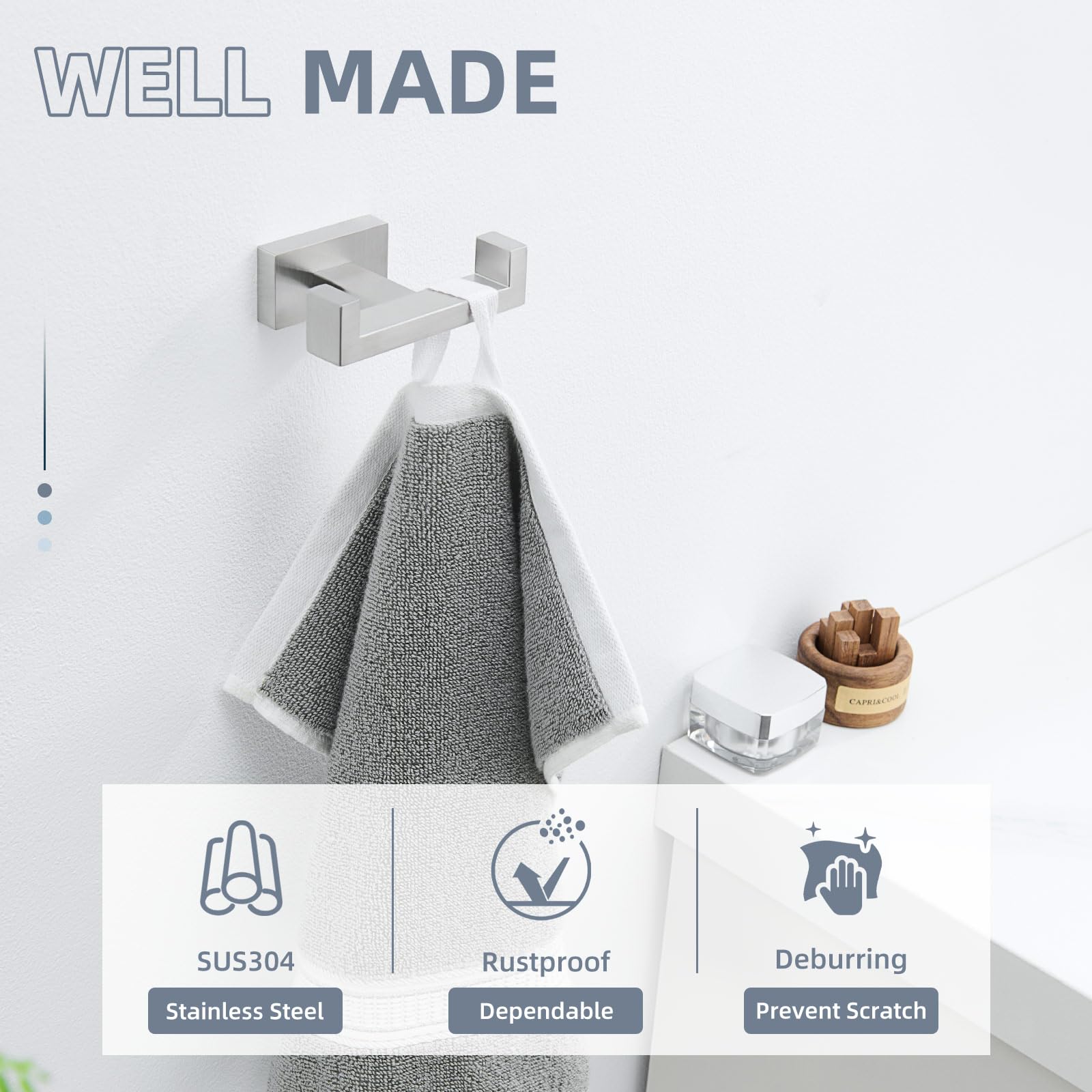 Towel Hook for Bathroom