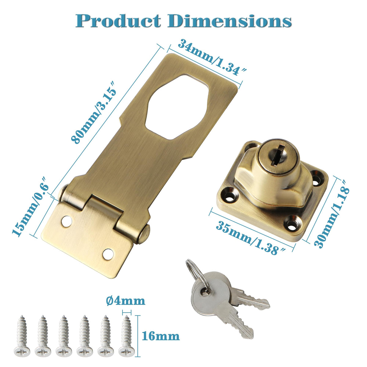 Keyed Hasp Latch