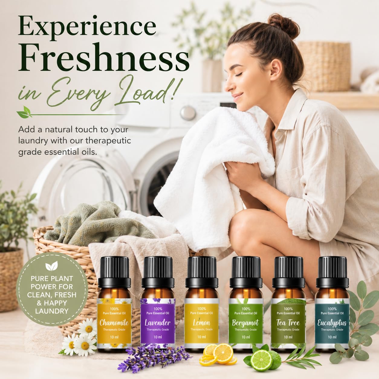 Essential Oils for Laundry (2.02 Fl Oz)