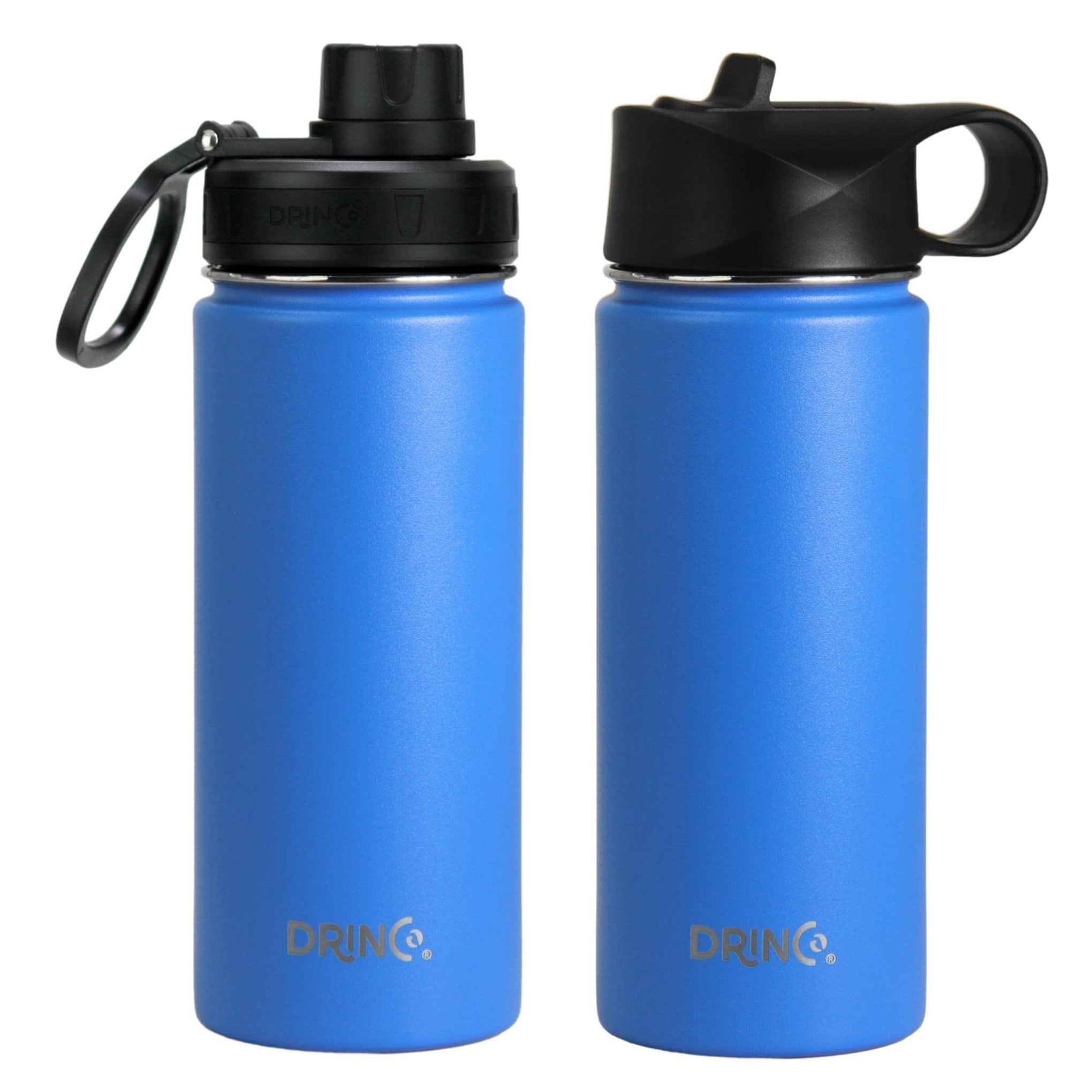 Stainless Steel Water Bottle Spout Lid Vacuum Insulated Double Wall Water Bottle Wide Mouth