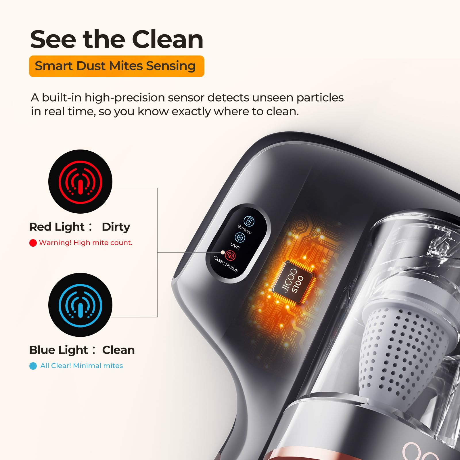 Mattress Vacuum Cleaner with UV
