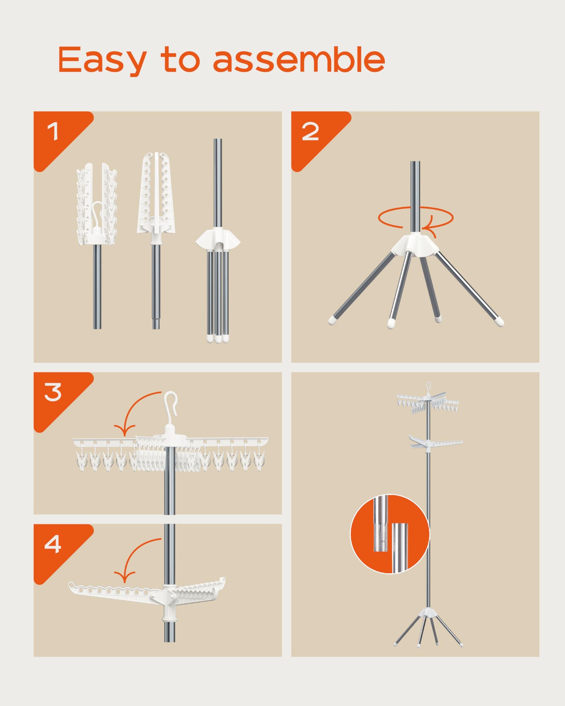 Clothes Drying Rack Foldable