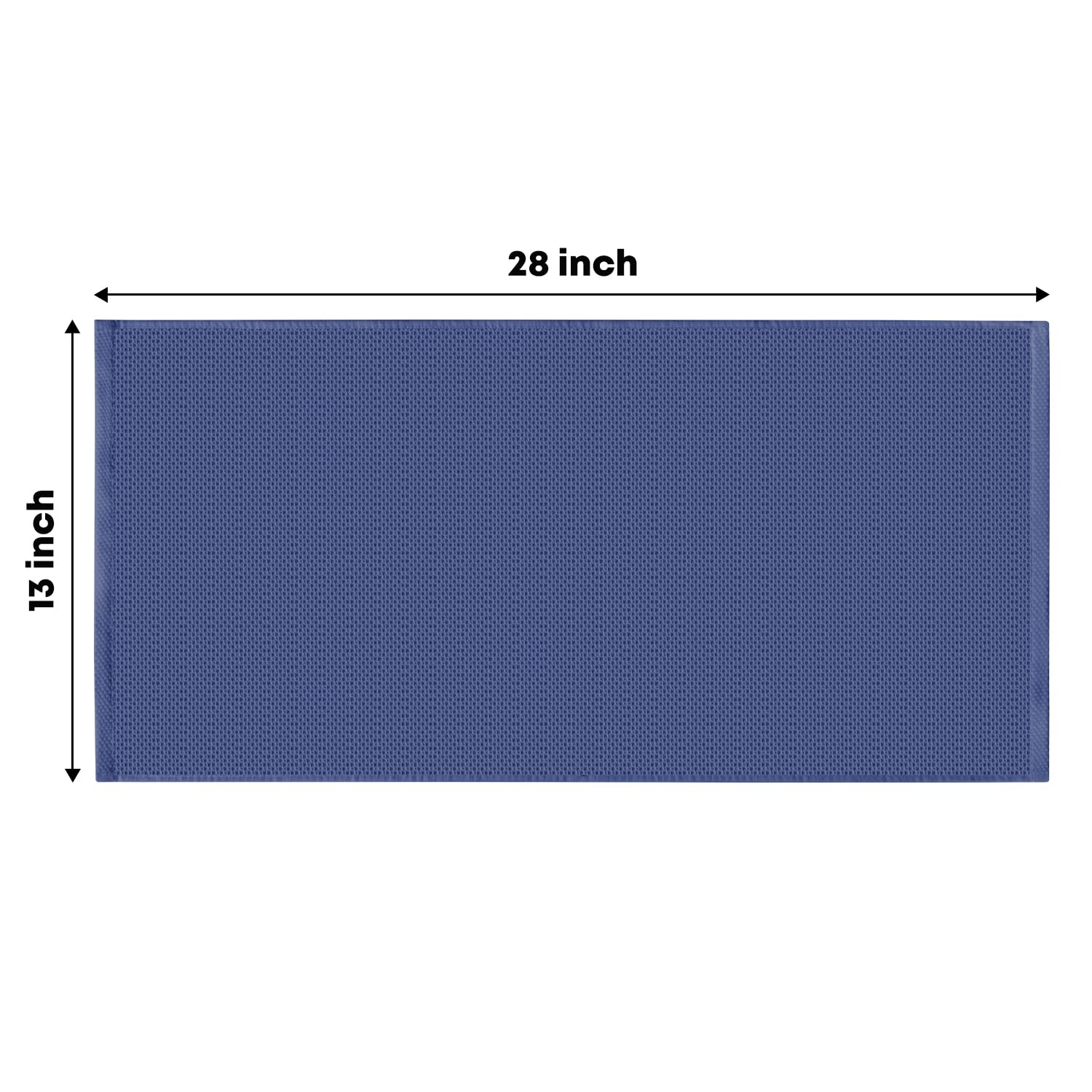 100% Cotton Navy Blue Waffle Weave Kitchen Dish Cloths (4 Count)