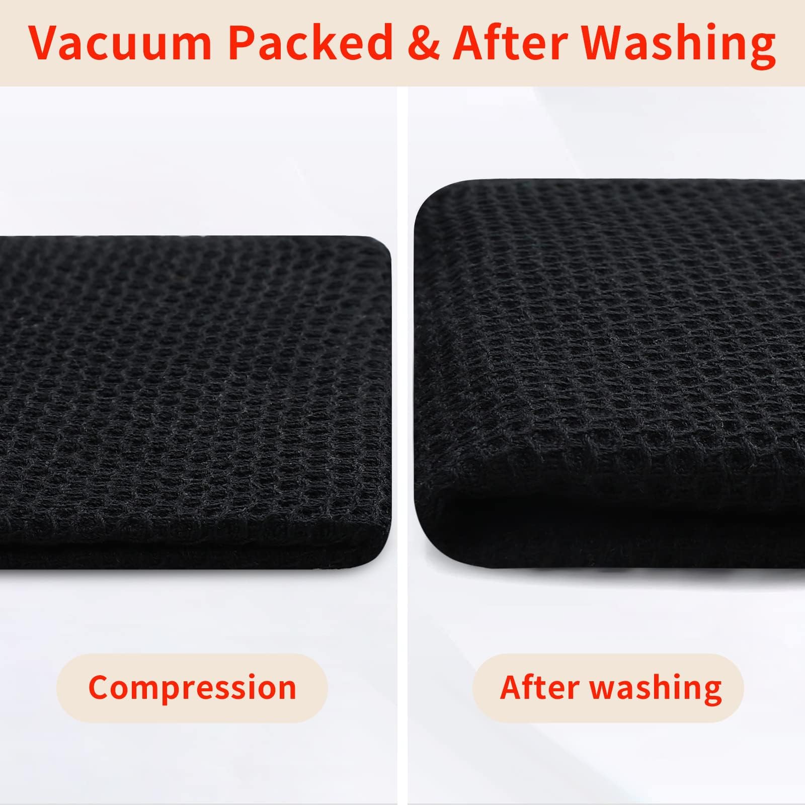 100% Cotton Waffle Weave Kitchen Dish Cloths 24 (24 Count)