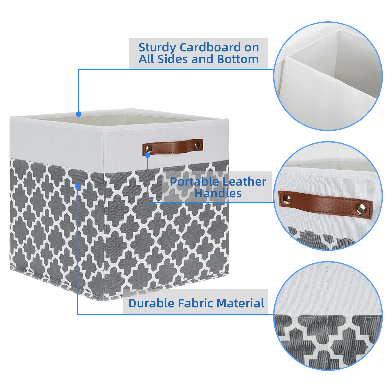 Cube Storage Bins 13x13 (4 Count)