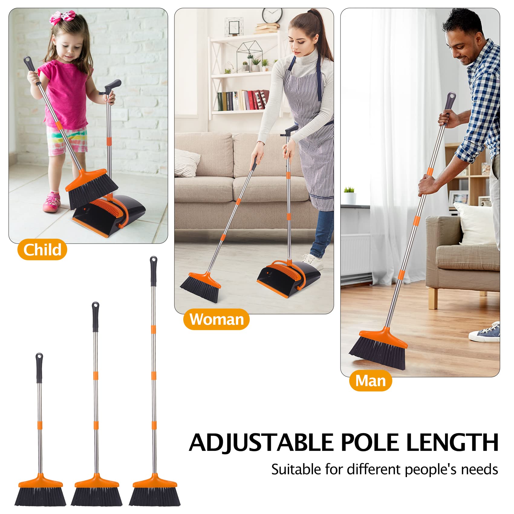 Broom and Dustpan Set